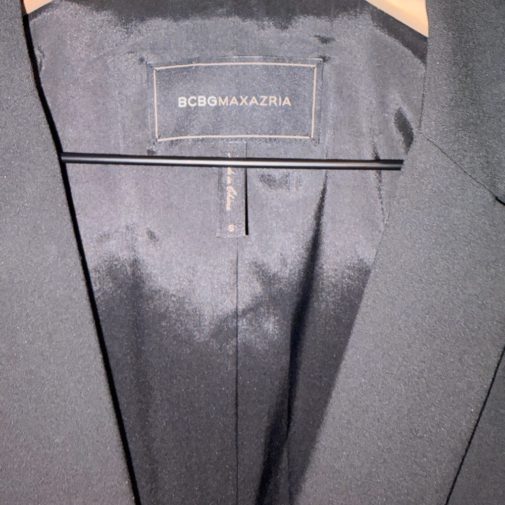 BCBGMaxAzria Black Cape Slit Sleeve Blazer - Picture 3 of 6